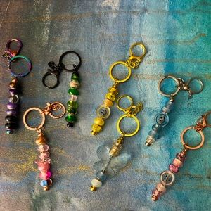 Handmade key chain beads